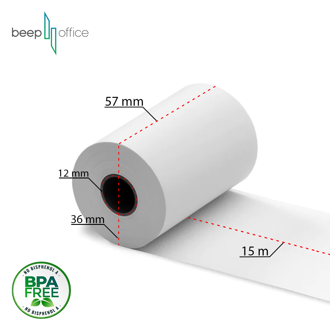 50 Thermorollen 57 X 36 X 12 / 15 Meter