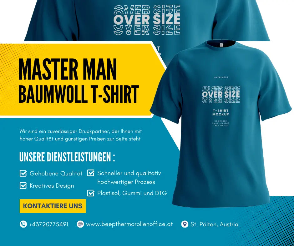 Master Man | Baumwoll t-shirt